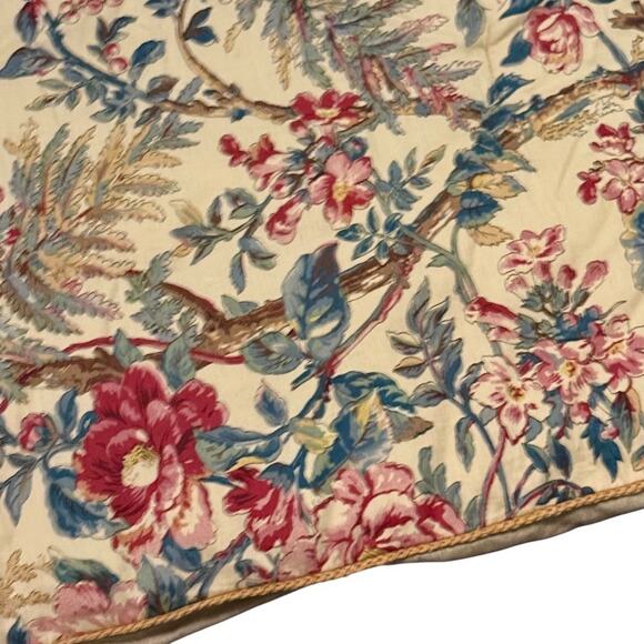 Lauren Ralph Lauren Tangier Full / Queen Reversible Floral Striped Comforter - Picture 1 of 8